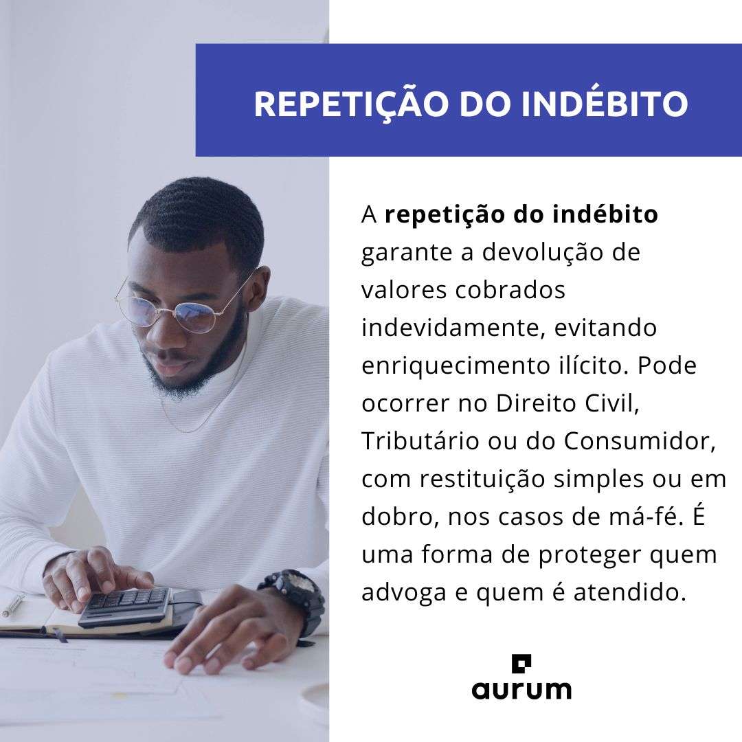 Veja como a repetição do indébito funciona
