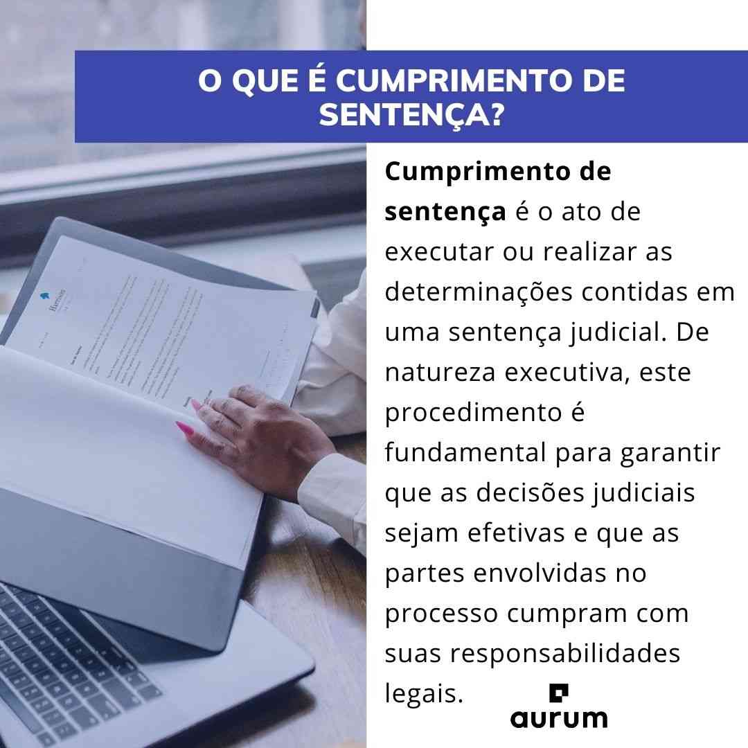 Entenda o que é cumprimento de sentença