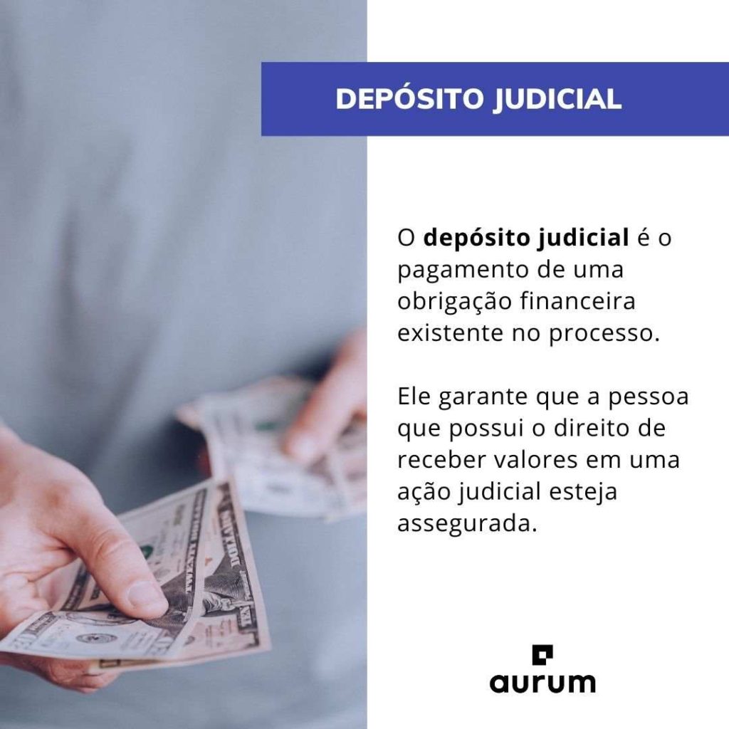 Depósito judicial: o que é e como é feito