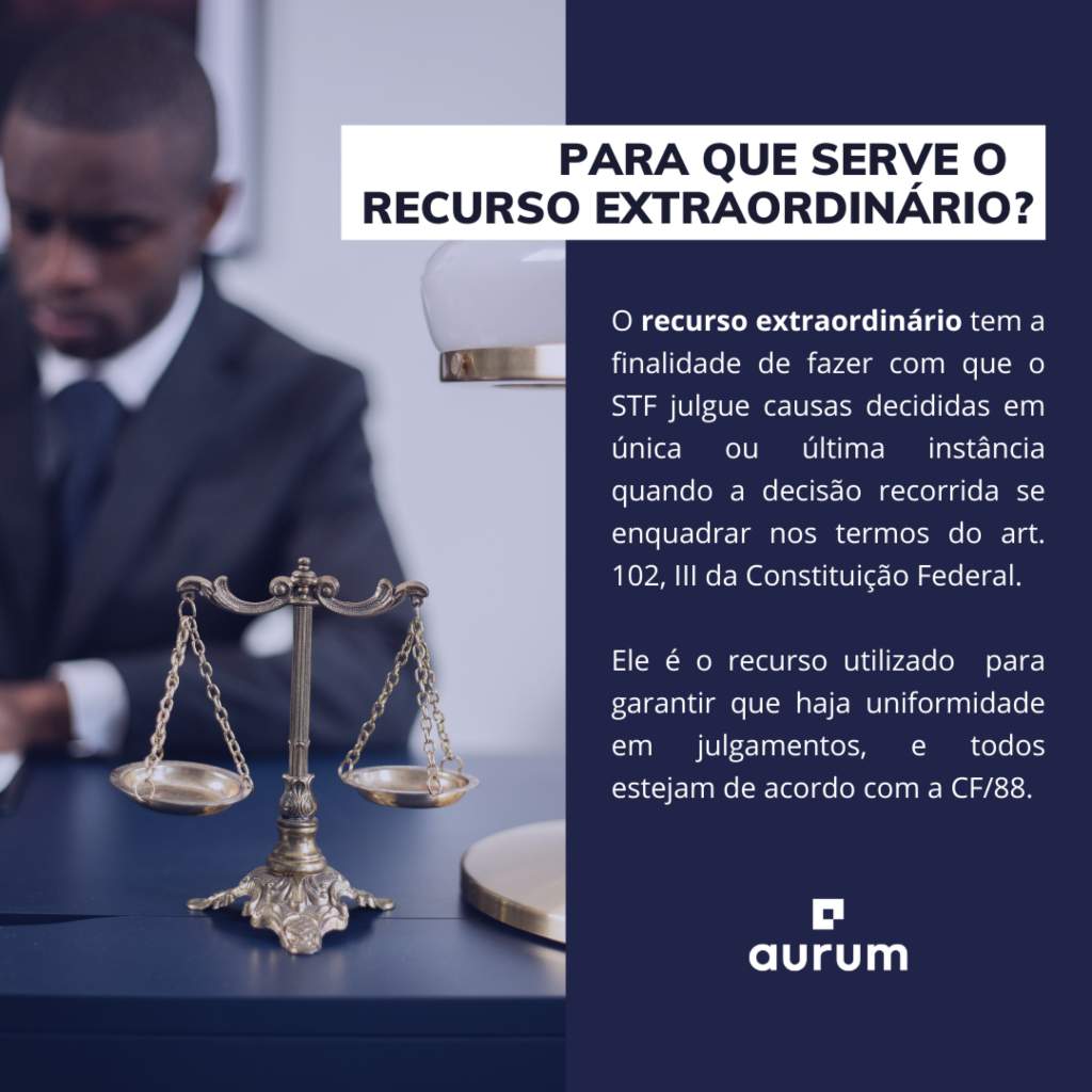 Saiba mais sobre recurso extraordinário