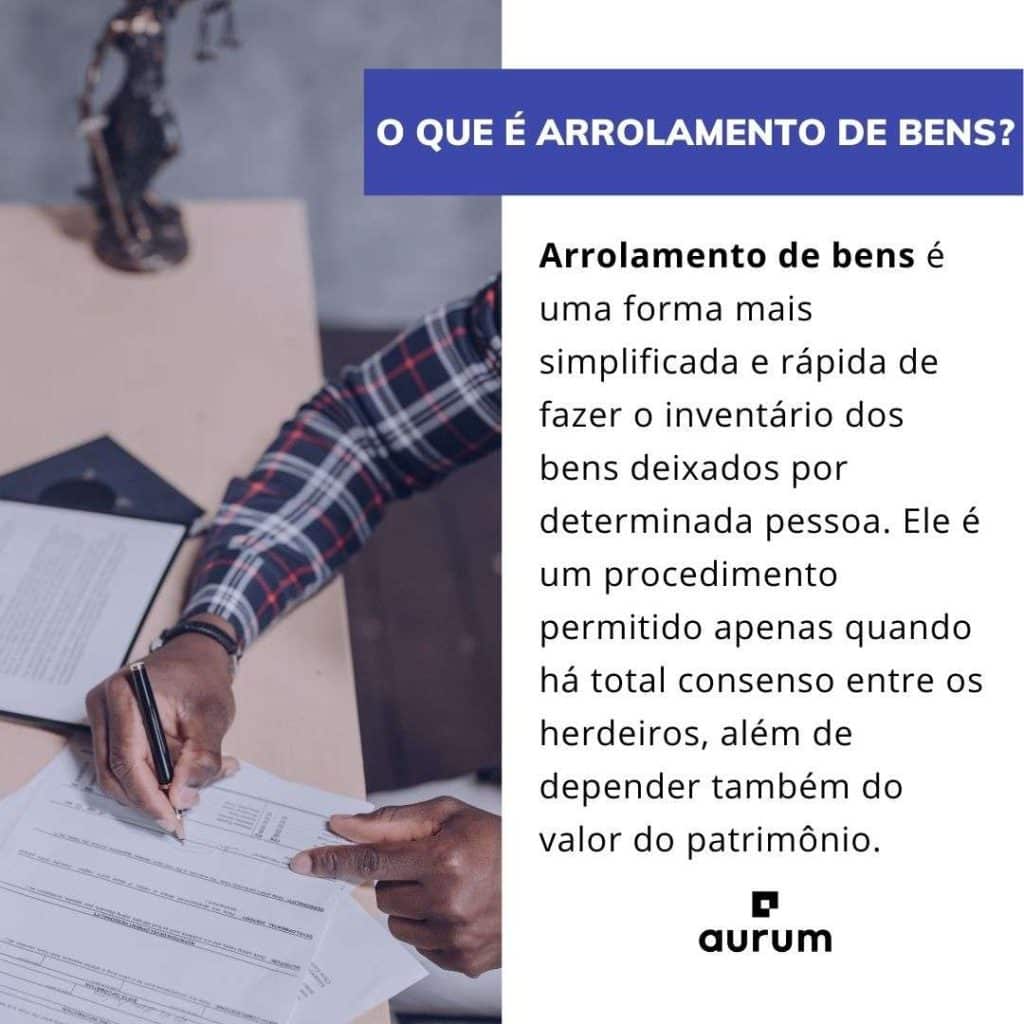 Entenda o que é e como fazer arrolamento de bens