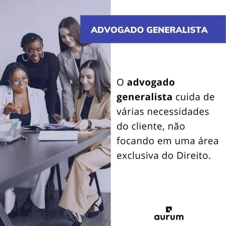 Advogado generalista: o que é e diferença entre especialista