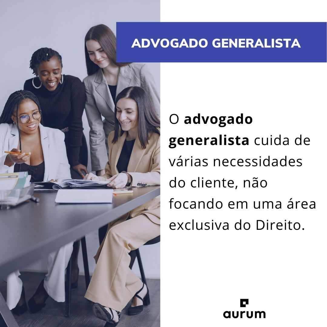 Entenda o que é um advogado generalista