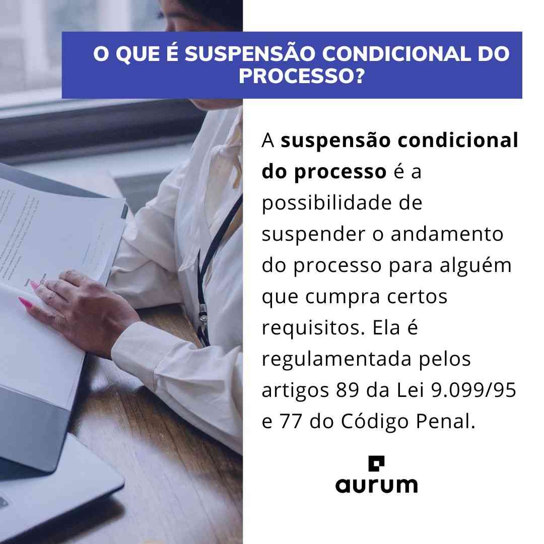 Entenda como funciona a suspensão condicional do processo