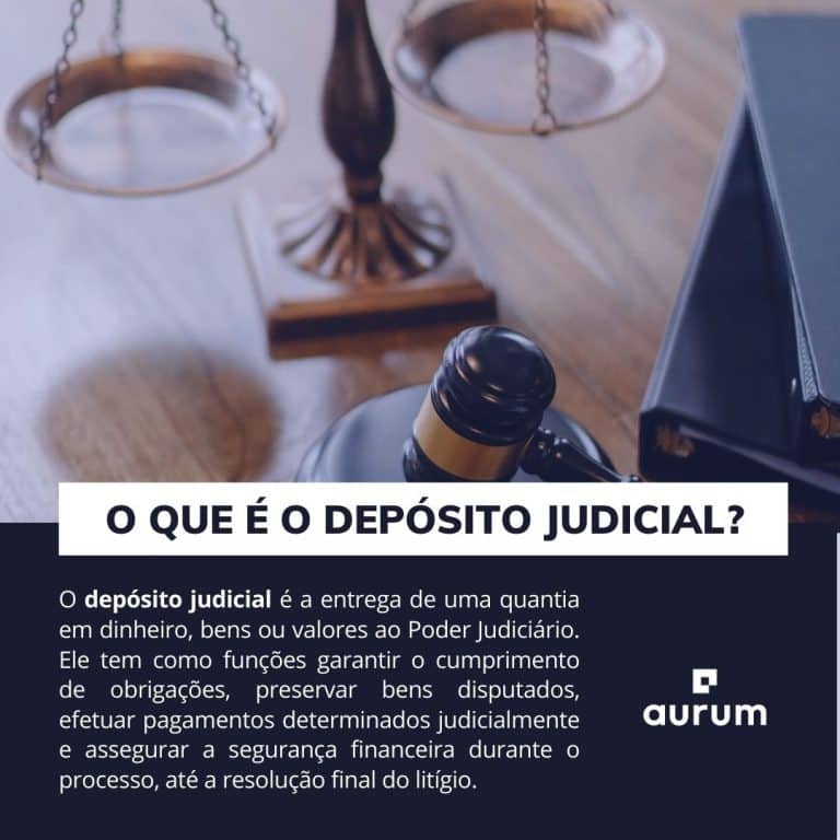 Depósito judicial: o que é e como é feito