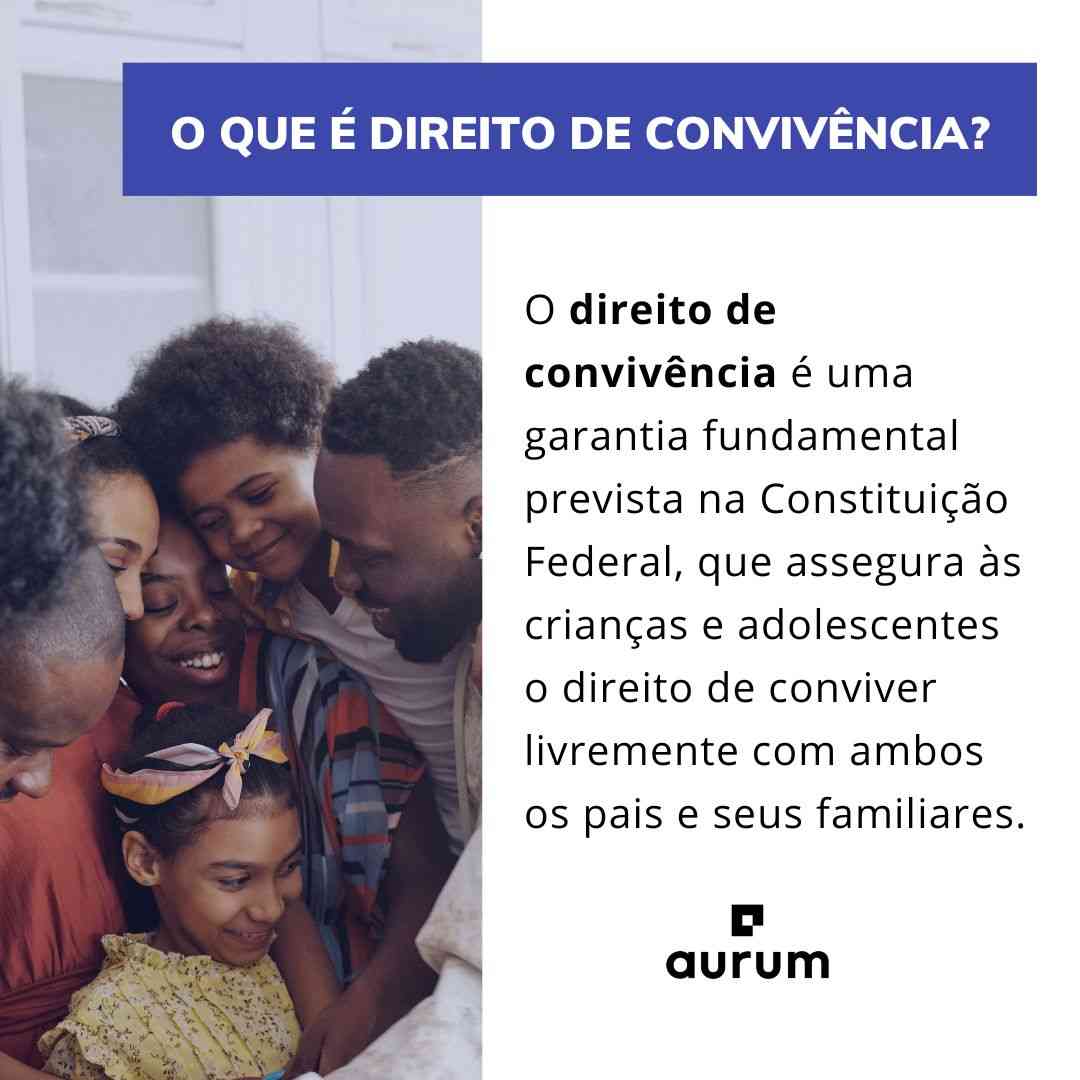 Saiba o que é direito de convivência