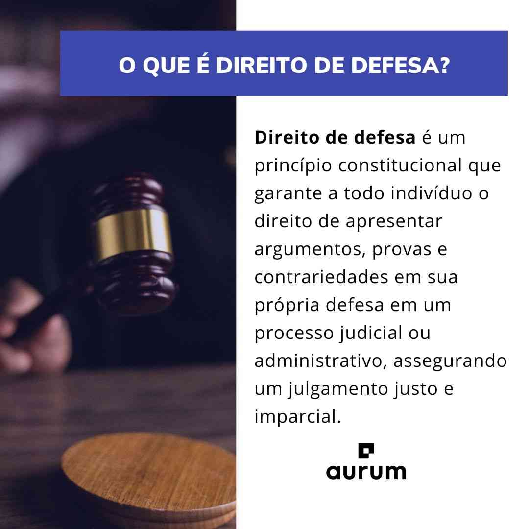 Entenda quem tem direito de defesa