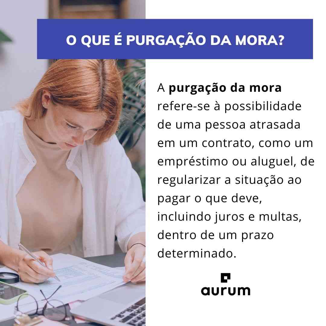 Entenda o que é purgação da mora