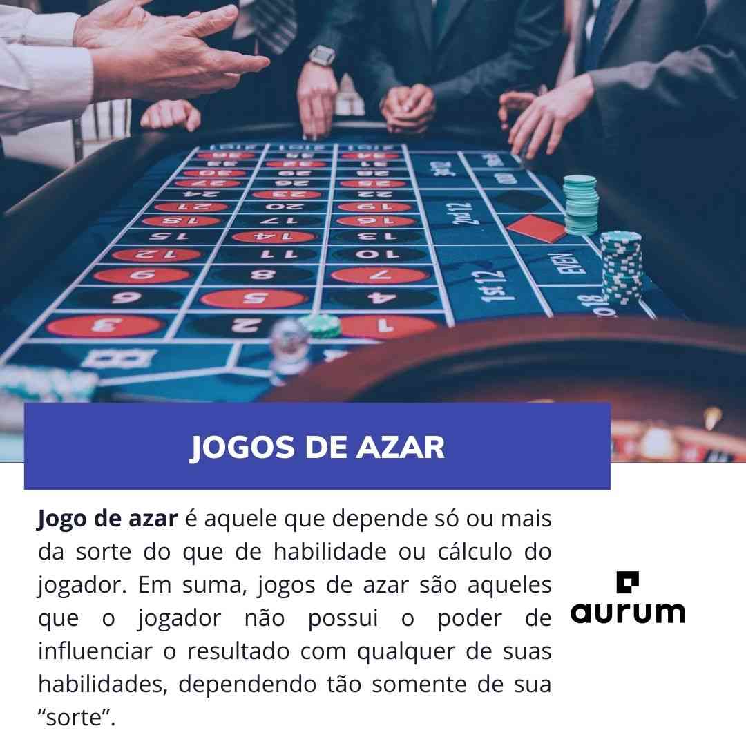 Entenda o que são jogos de azar