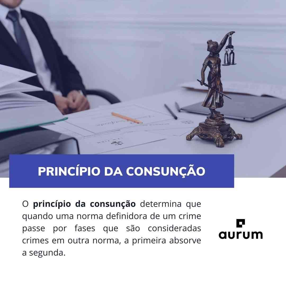 Entenda o que é princípio da consunção