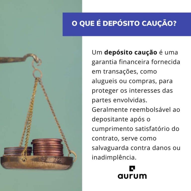 Depósito caução: entenda como funciona - GUIA completo 2025