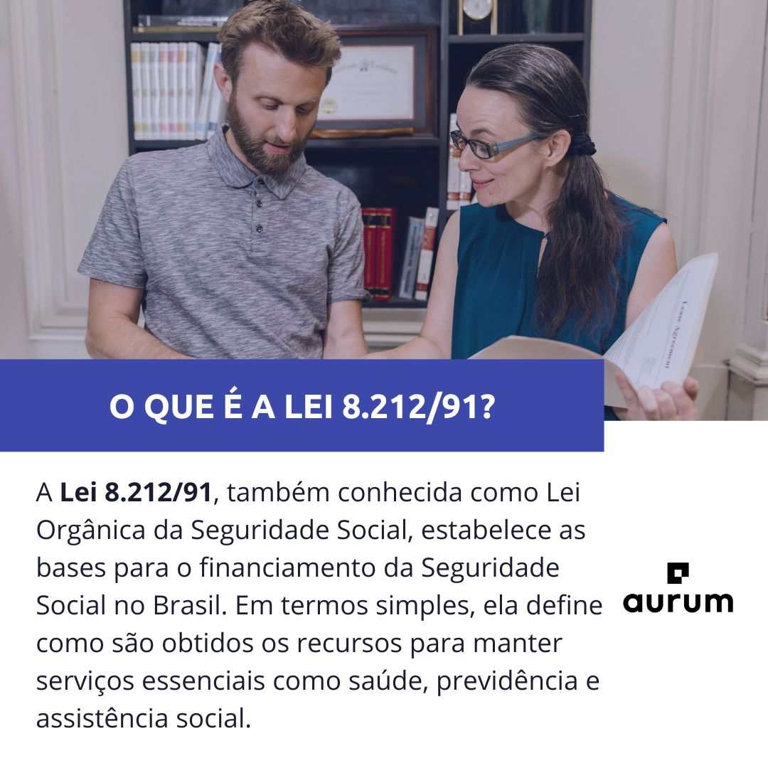 Veja o que é a Lei 8212/91
