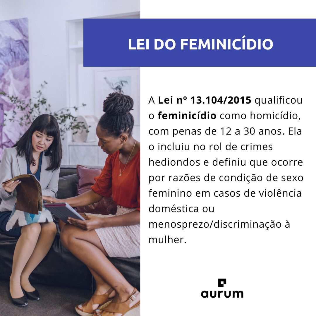 Entenda o que diz a lei do feminicídio