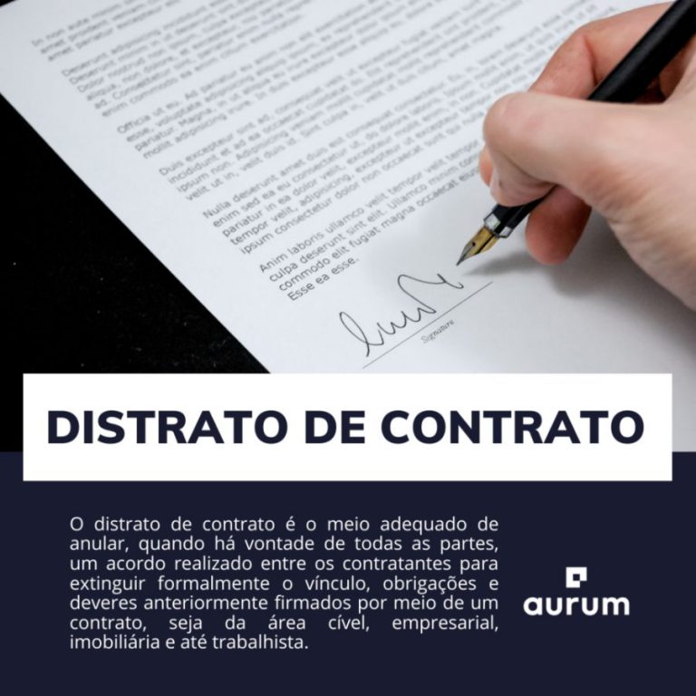 Distrato de contrato - Veja o que é e como fazer! ⚖️