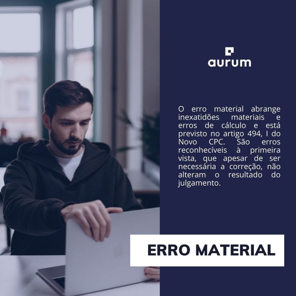 Erro material no Novo CPC - O que é e quando ocorre ⚖️