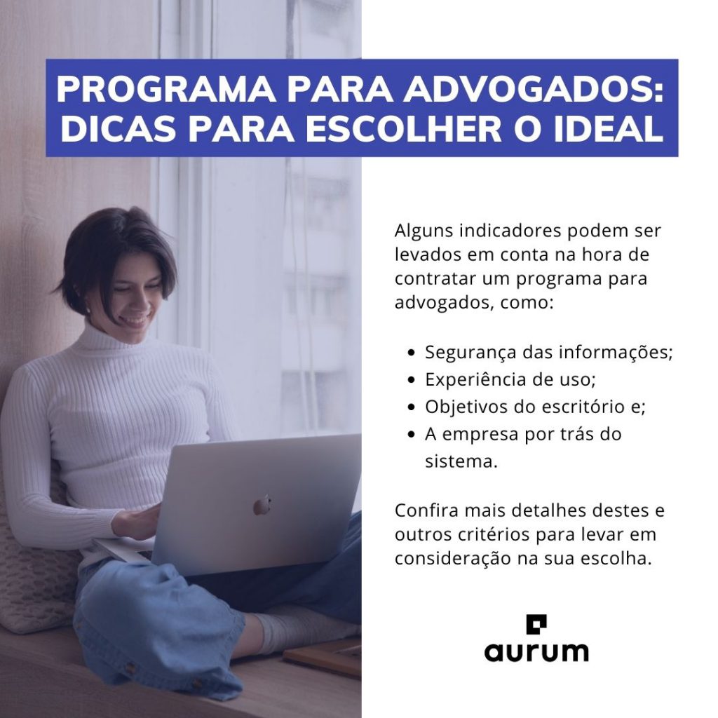 O que levar em conta na escolha do programa para advogados ideal?