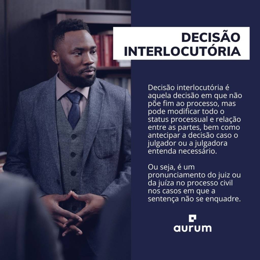 Entenda o que é decisão interlocutória