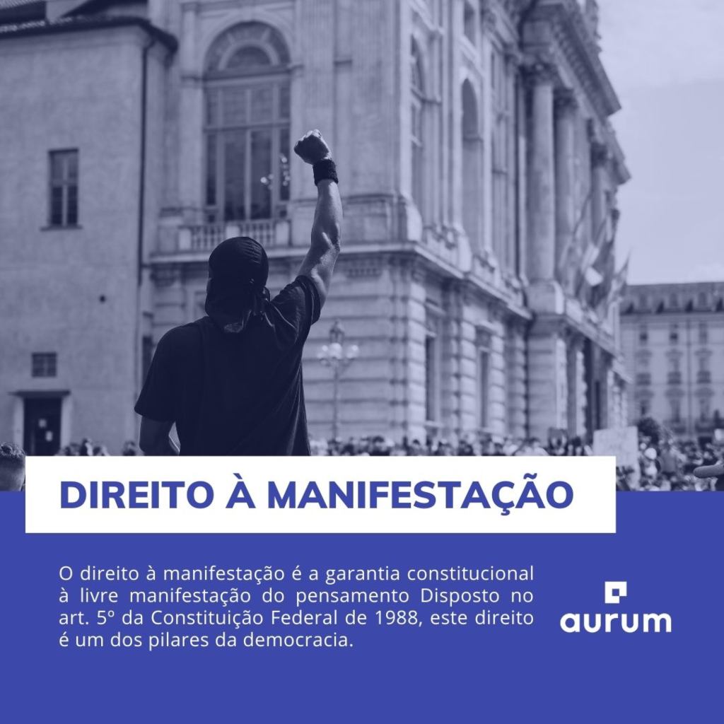 Entenda o que é direito à manifestação