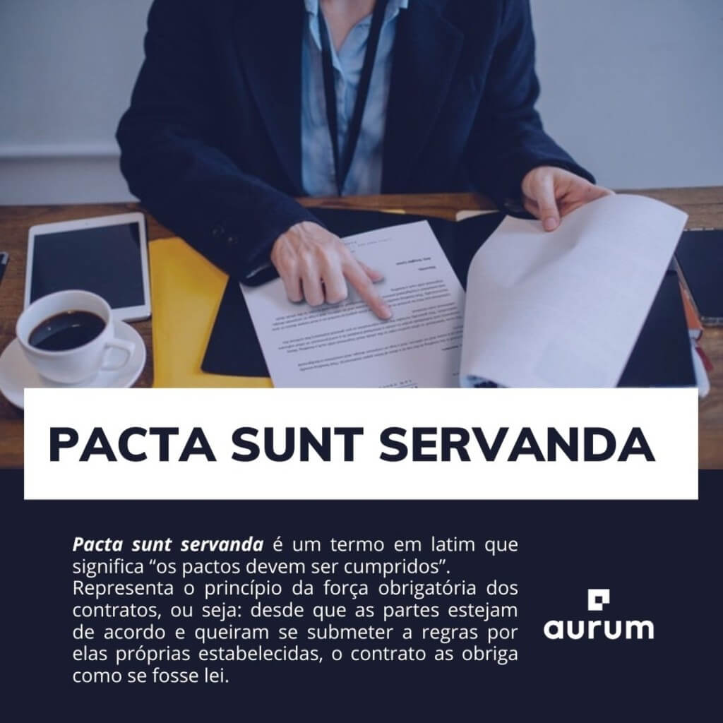 O que é o princípio pacta sunt servanda