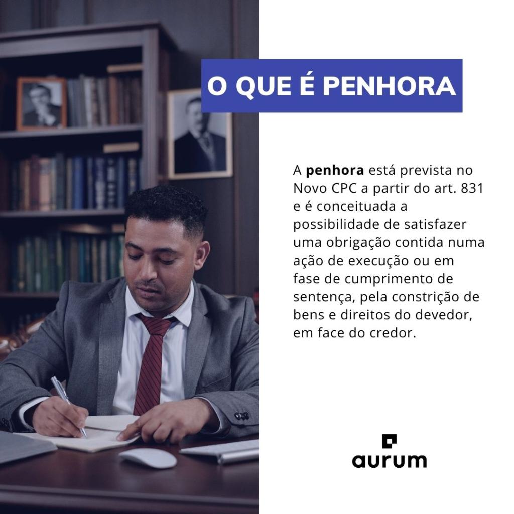 O que é penhora de bens no Novo CPC