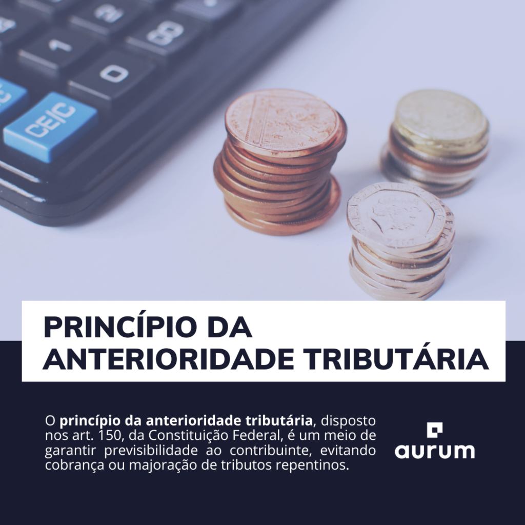 Princípio da anterioridade tributária