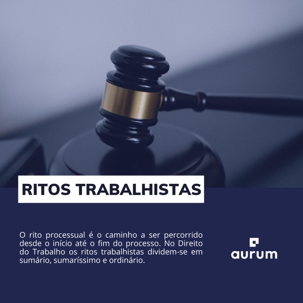 O que são os ritos trabalhistas