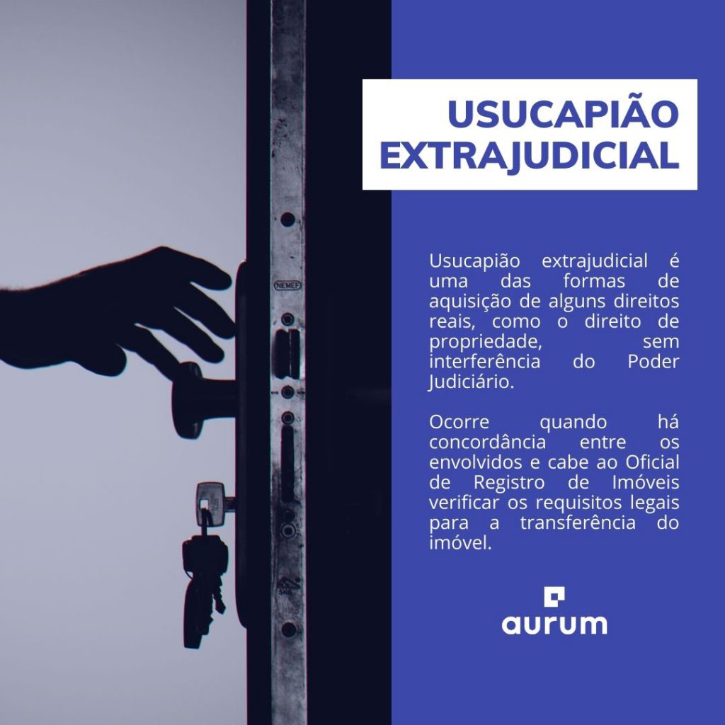 usucapião extrajudicial